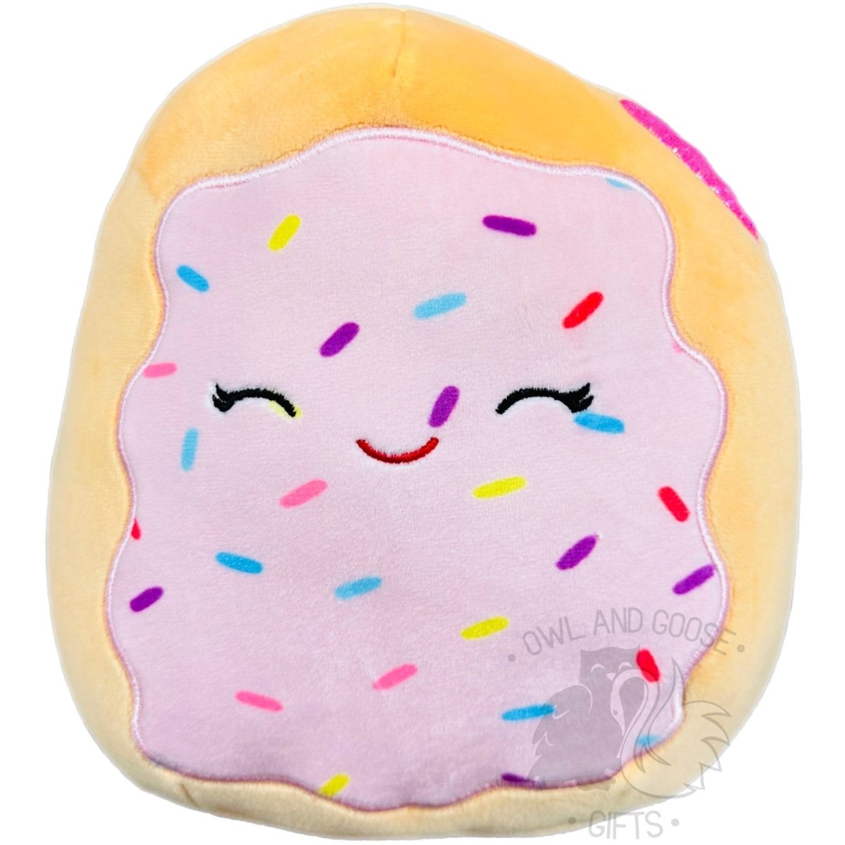 Squishmallow 8 Inch Fresa the Toaster Pastry Plush Toy - Owl & Goose Gifts