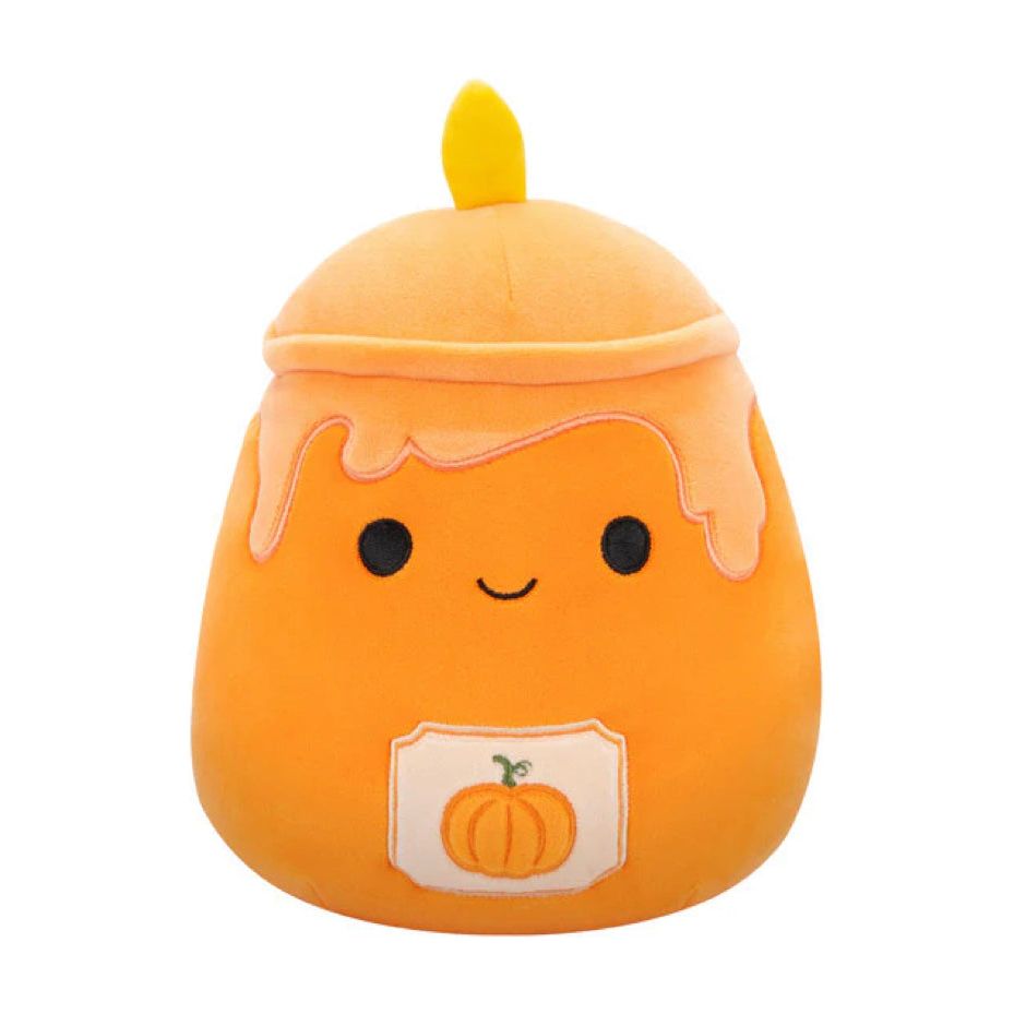 Squishmallow 8 Inch Misha the Pumpkin Candle Plush Toy - Owl & Goose Gifts