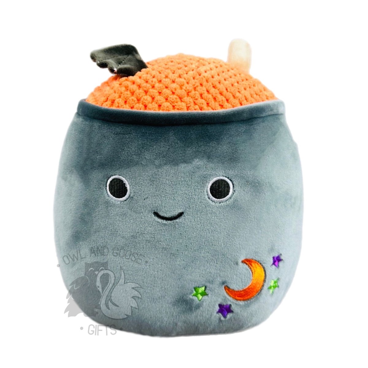 Squishmallow 8 Inch Morrison the Cauldron Halloween Plush Toy - Owl & Goose Gifts
