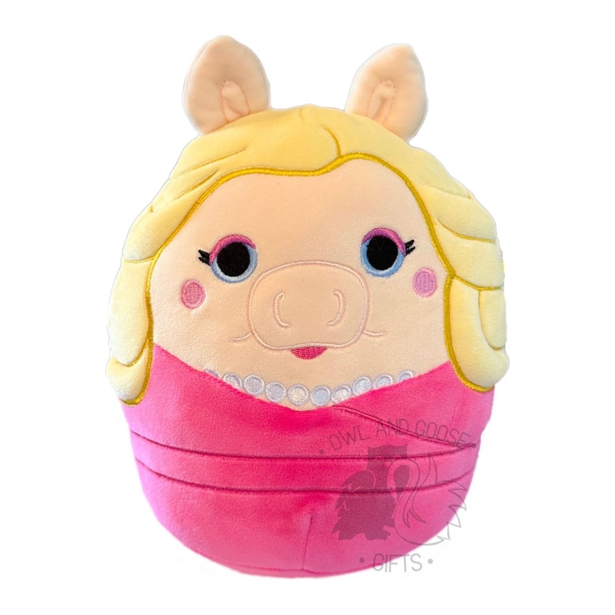 Squishmallow 8 Inch Miss Piggy Muppets Plush Toy - Owl & Goose Gifts