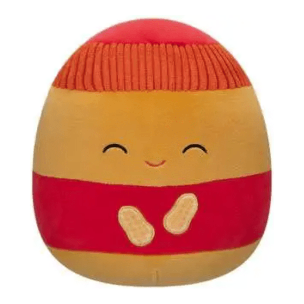 Squishmallow 8 Inch Nedison the Peanut Butter Plush Toy - Owl & Goose Gifts