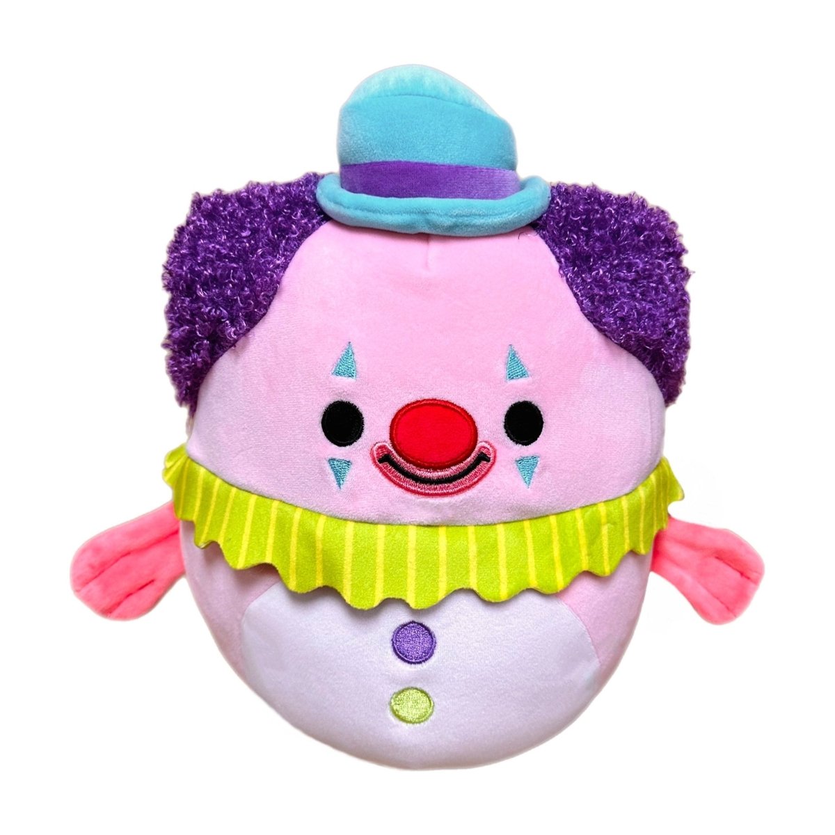 Squishmallow 12 Inch Noy the Clown Blobfish Plush Toy