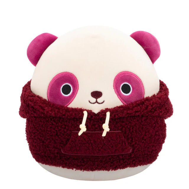 Squishmallow 8 Inch Ponder the Panda with Hoodie Plush Toy - Owl & Goose Gifts