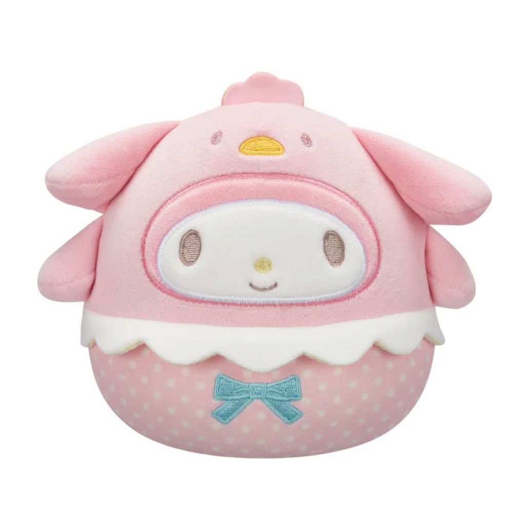 Squishmallow 8 Inch My Melody in Chick Costume Easter Sanrio Plush Toy - Owl & Goose Gifts