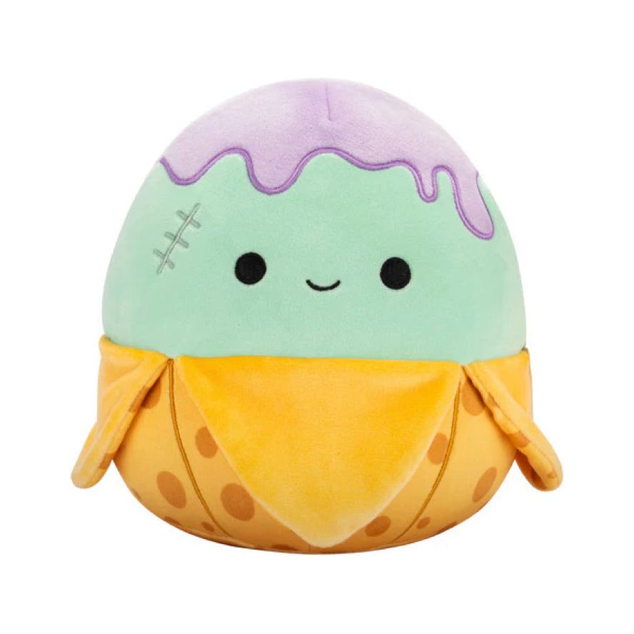 Squishmallow 8 Inch Stanislav the Zombie Banana Halloween Plush Toy - Owl & Goose Gifts