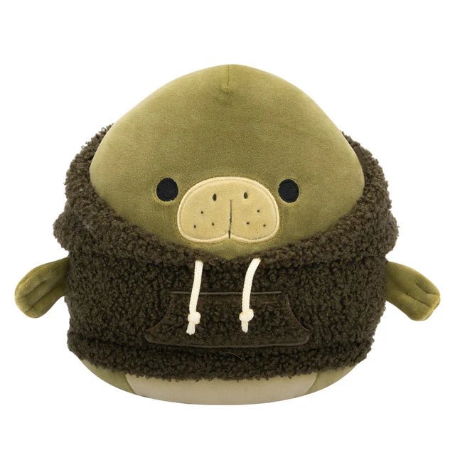 Squishmallow 8 Inch Wooster the Manatee with Hoodie Plush Toy - Owl & Goose Gifts