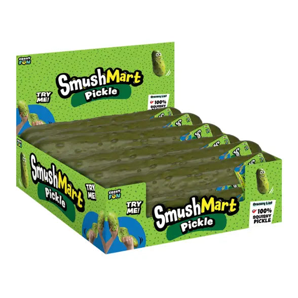 RMS® SmushMart™ Official Giant 15 Inch Pickle Squishy Sensory Toy
