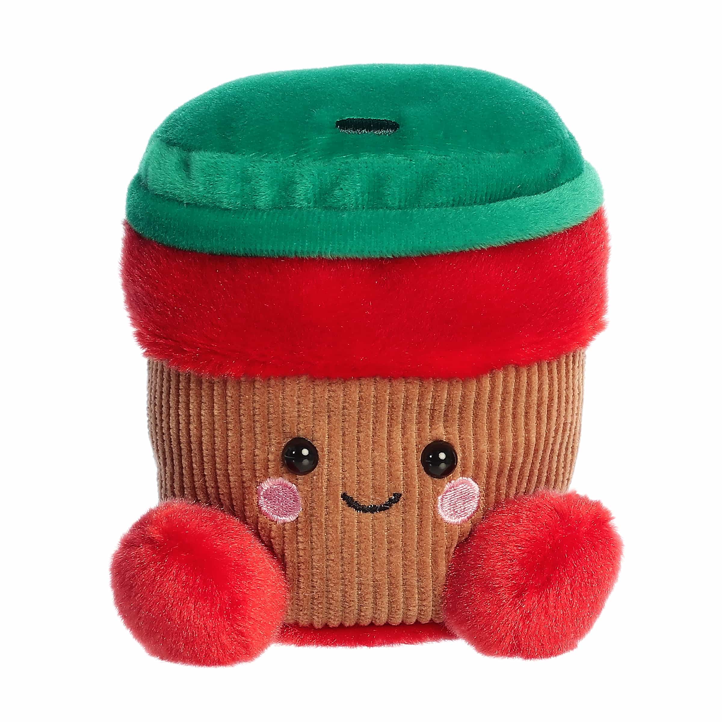 Palm Pals 5 Inch Jo the Peppermint Mocha Holiday Plush Toy