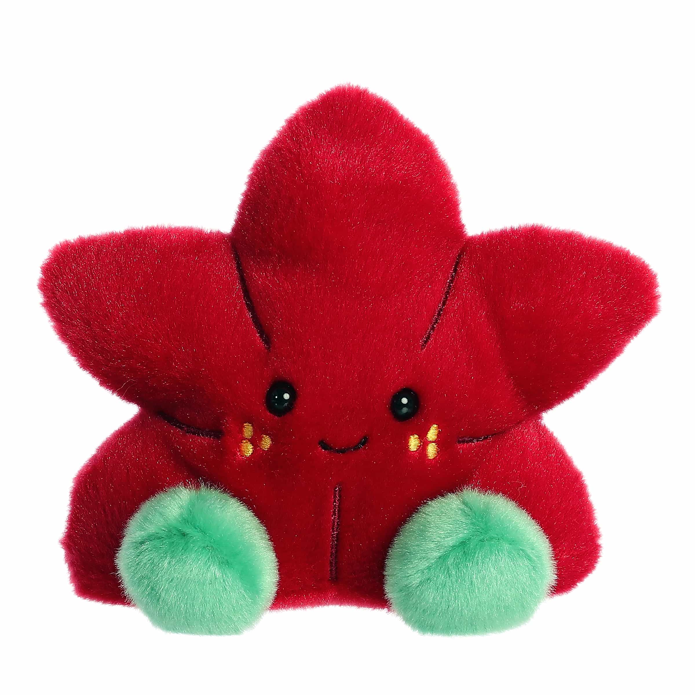 Palm Pals 5 Inch Carmine the Poinsettia Holiday Plush Toy