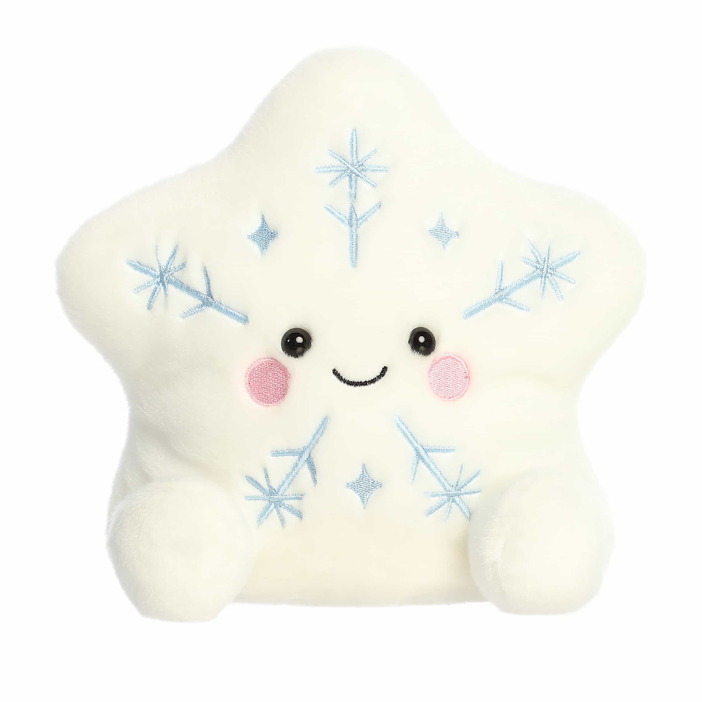 Palm Pals Party Sized 8 Inch Glisten the Snowflake Holiday Plush Toy
