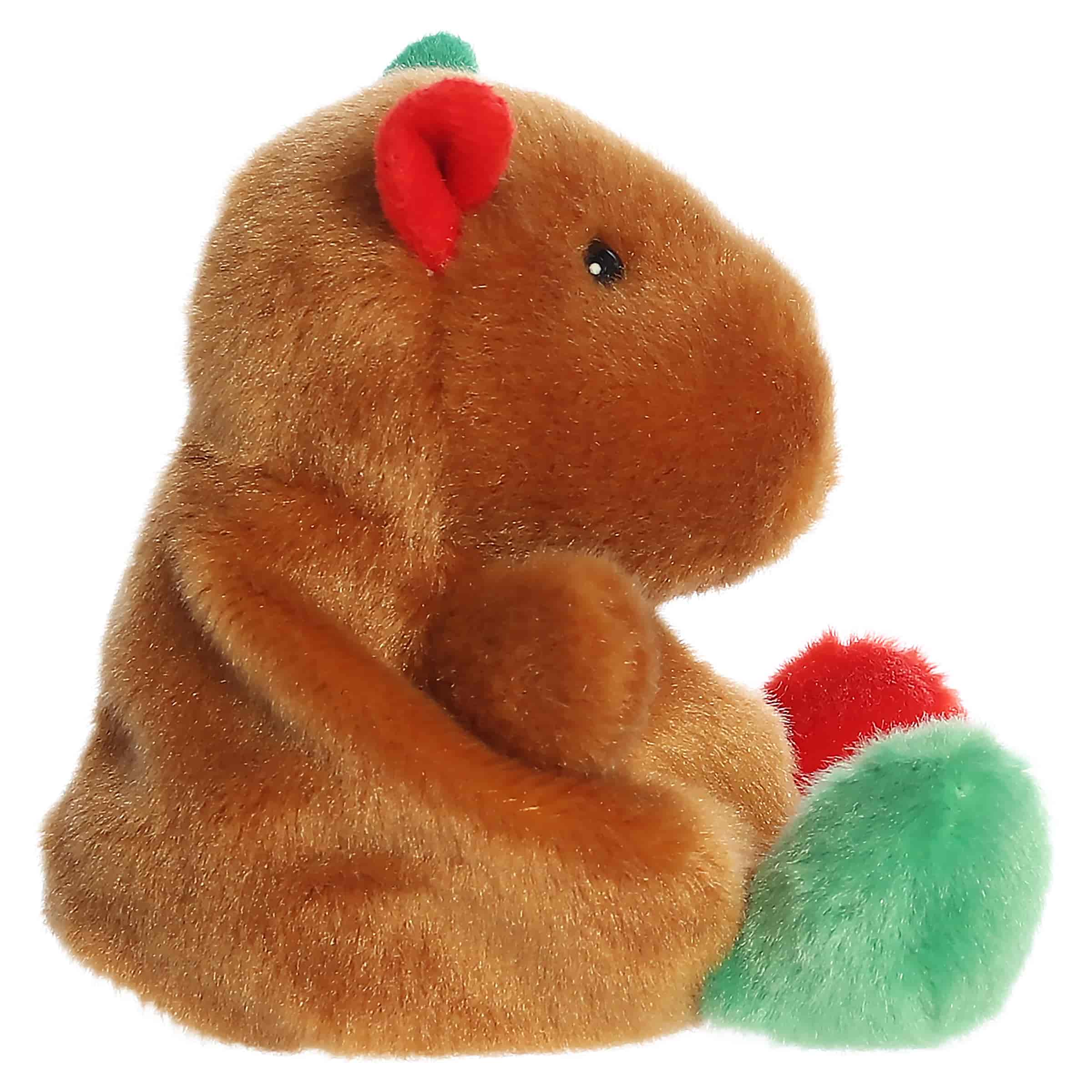 Palm Pals 5 Inch Syd the Holiday Capybara Plush Toy