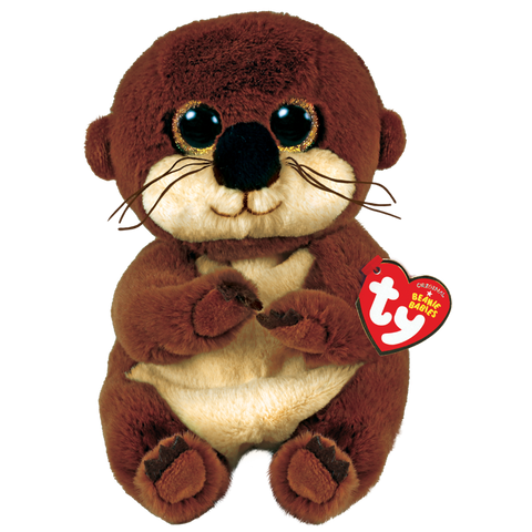 Ty Beanie Bellies 8 Inch Mitch the Otter Plush Toy