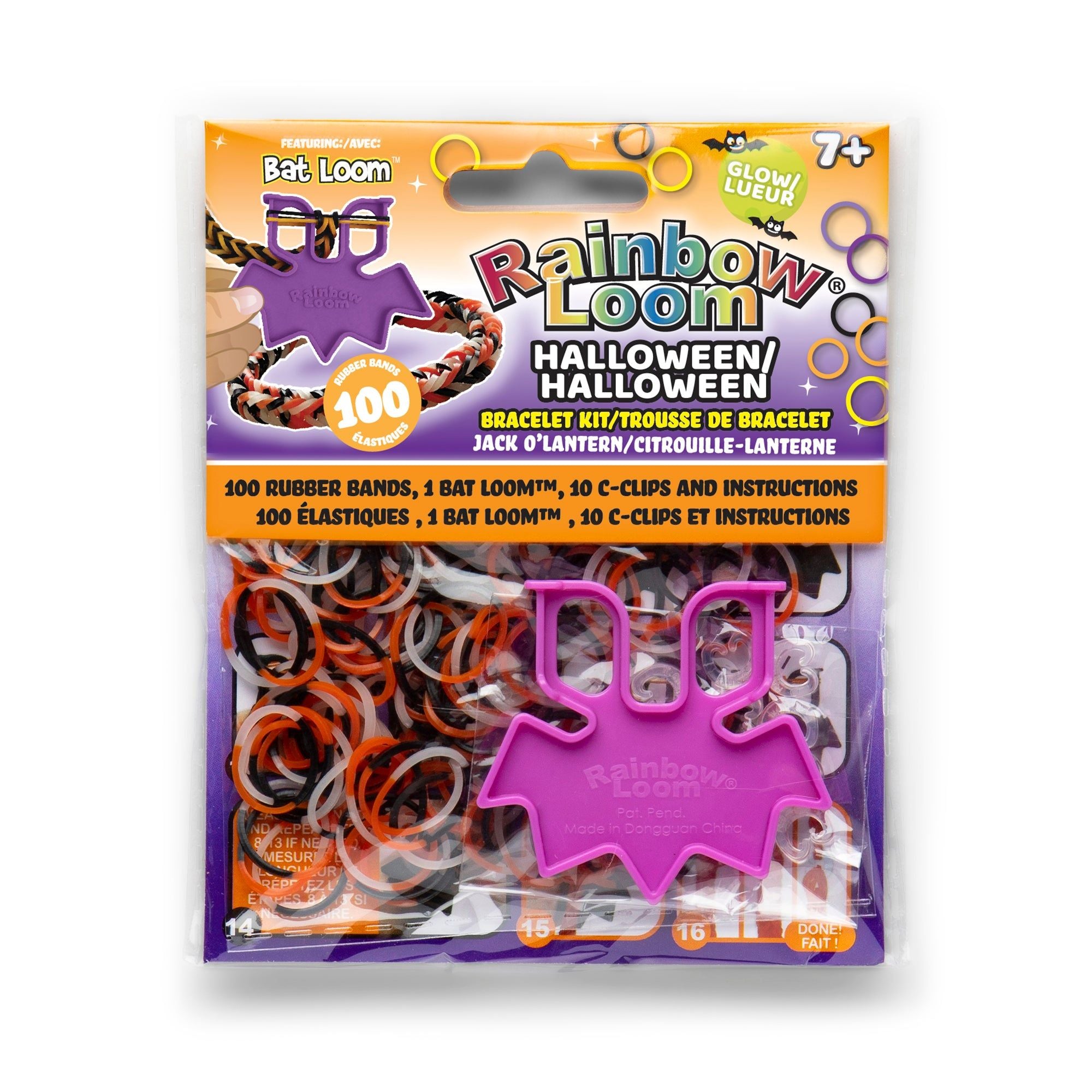 Rainbow Loom Halloween Jack O Lantern Fun Pack Bracelet Kit