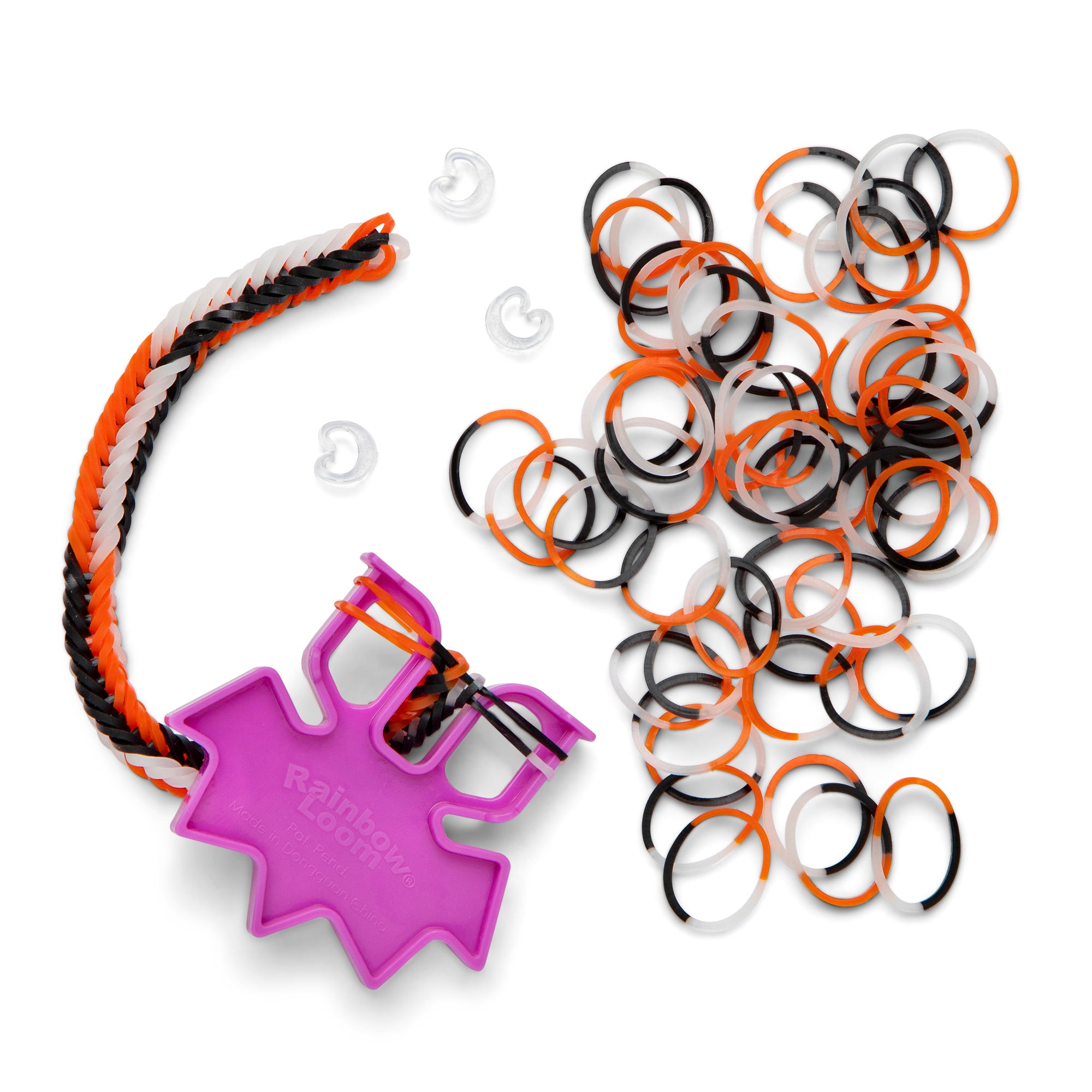 Rainbow Loom Halloween Jack O Lantern Fun Pack Bracelet Kit