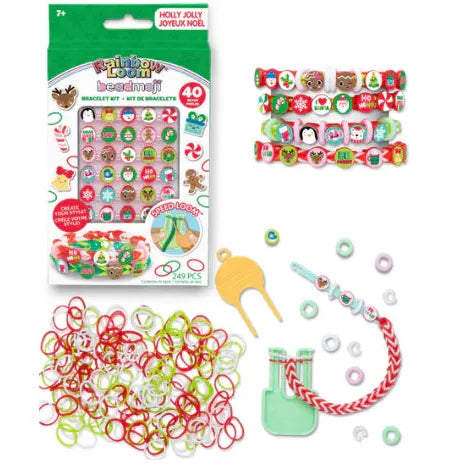 Rainbow Loom Beadmoji™ Holly Jolly Holiday Bracelet Kit