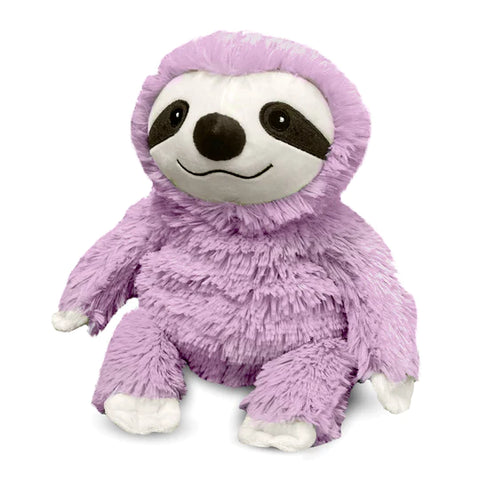 Warmies 13 Inch Purple Sloth Plush Toy