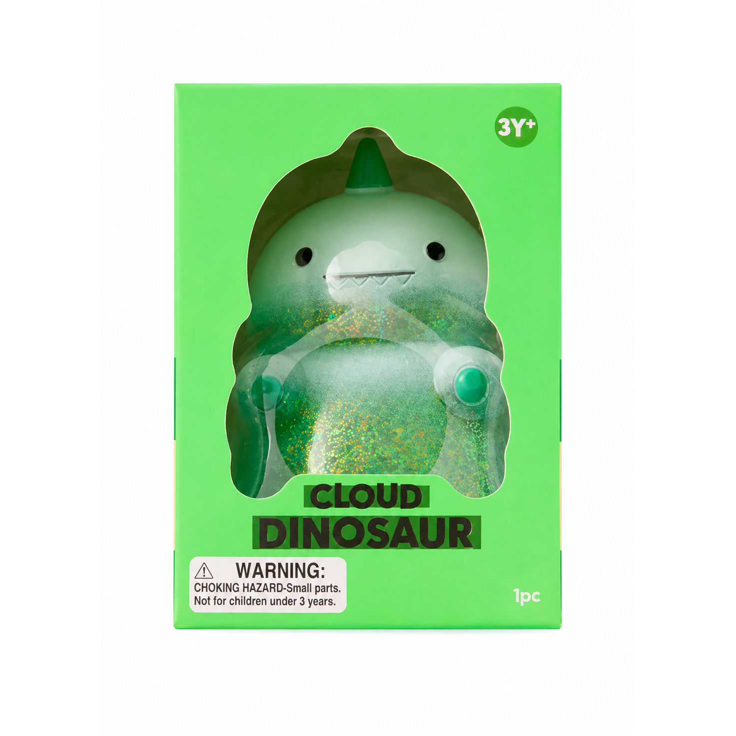 J'adore 3 Inch Cloud Dinosaur Squishy Fidget Sensory Toy - GREEN