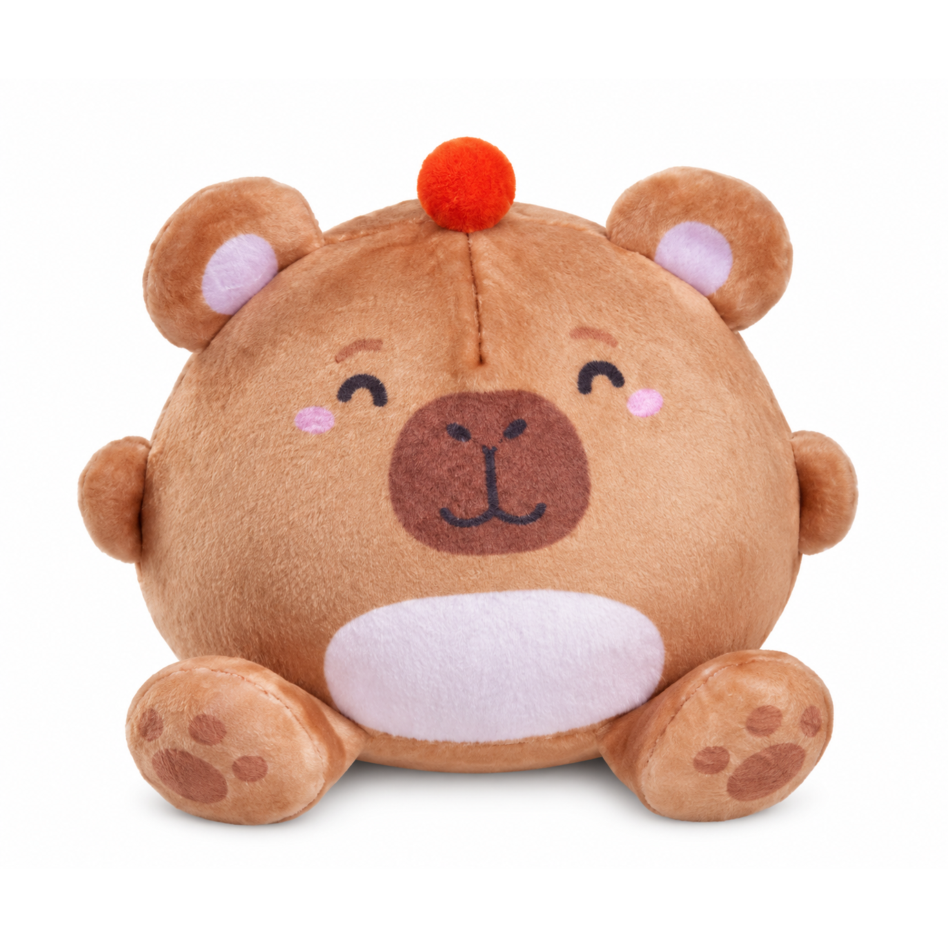 Top Trenz Charlie the Capybara Super Duper Sugar Squisher PLUSH - Squishy Sensory Toy