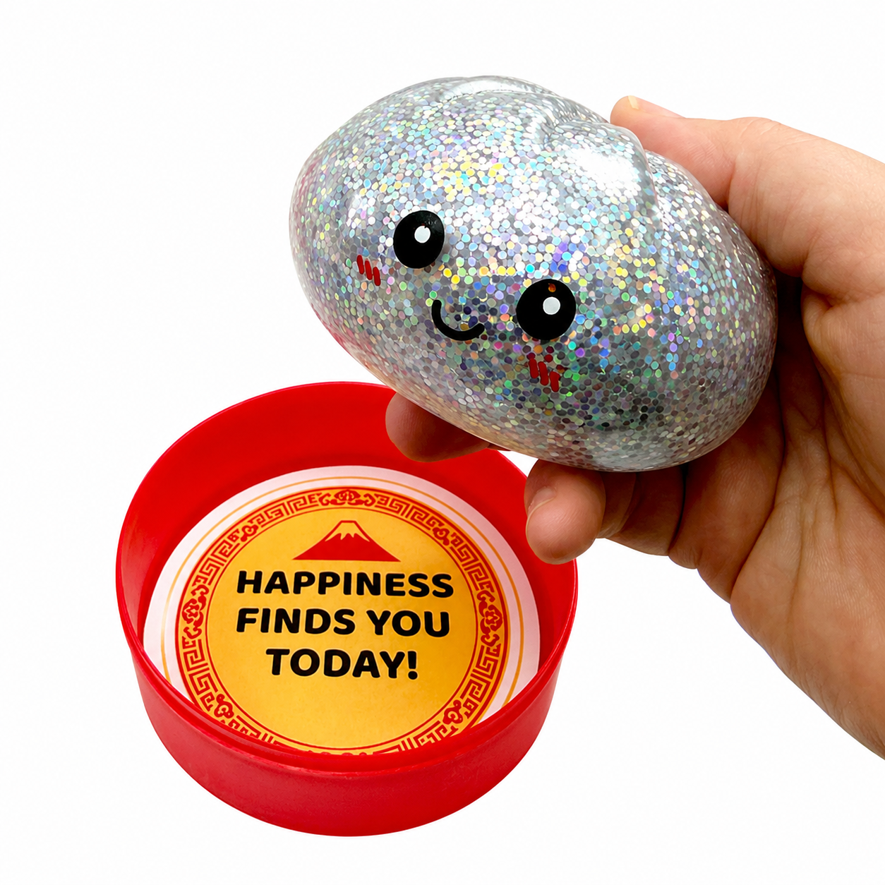 Fun Doh 4 Inch Mystery Dumpling Fortune Cookie Series Squishy Toy