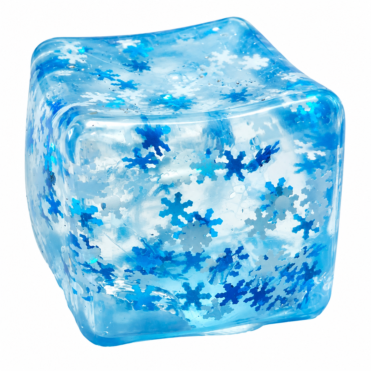 Zorbitz 2.5 Inch Marshmello Holiday Cube Squishy Sensory Toy