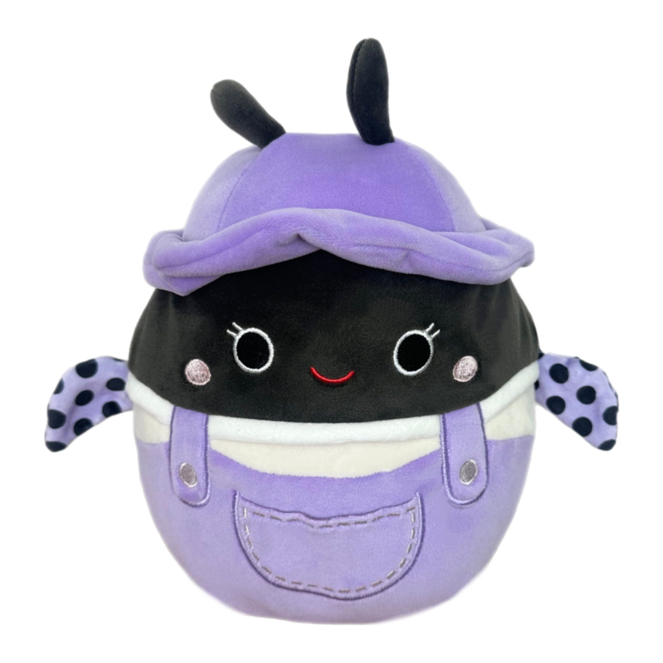 Squishmallow 12 Inch Citlalli the Ladybug in Overalls Plush Toy