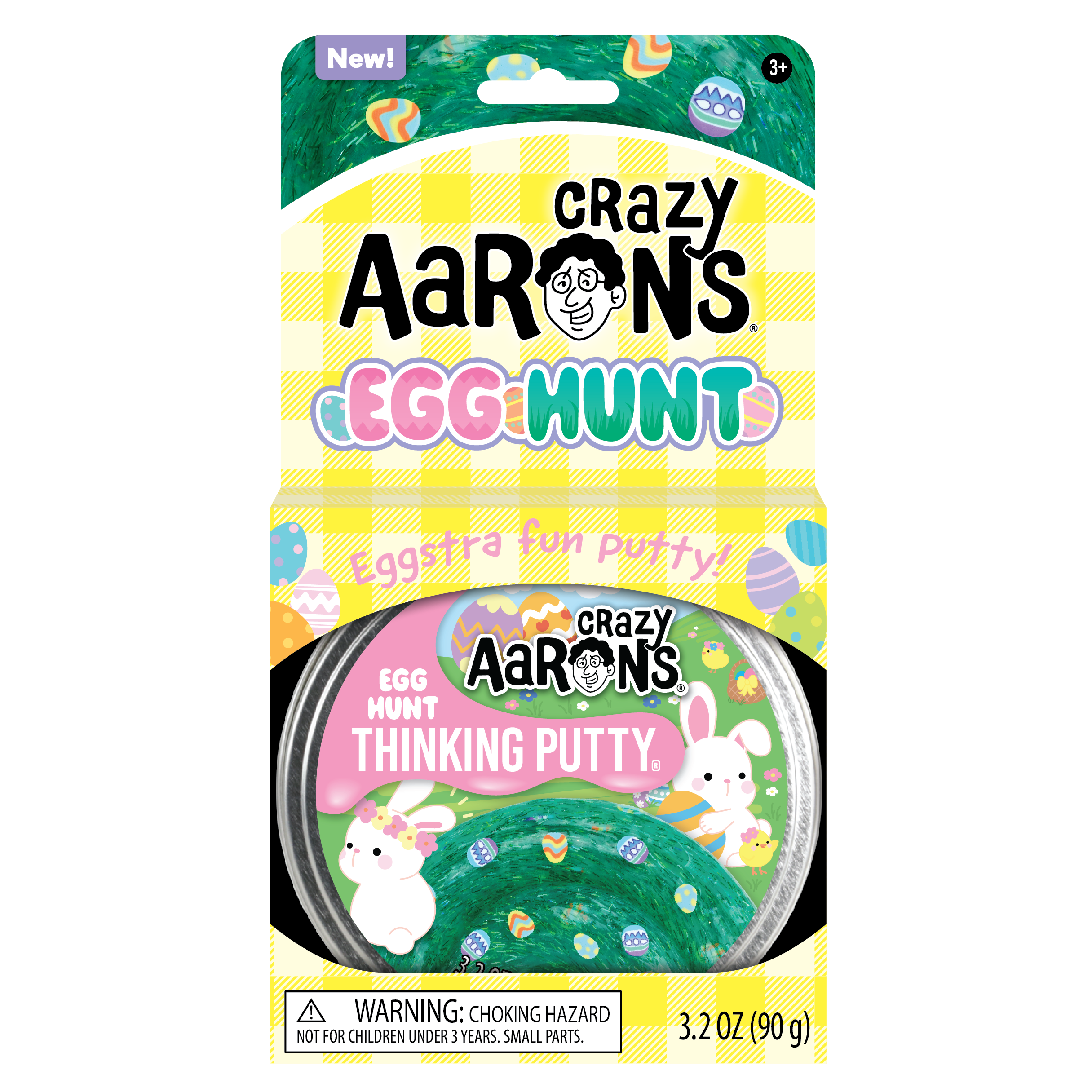 Crazy Aarons Egg Hunt Easter Full Size 4 Inch Thinking Putty Tin