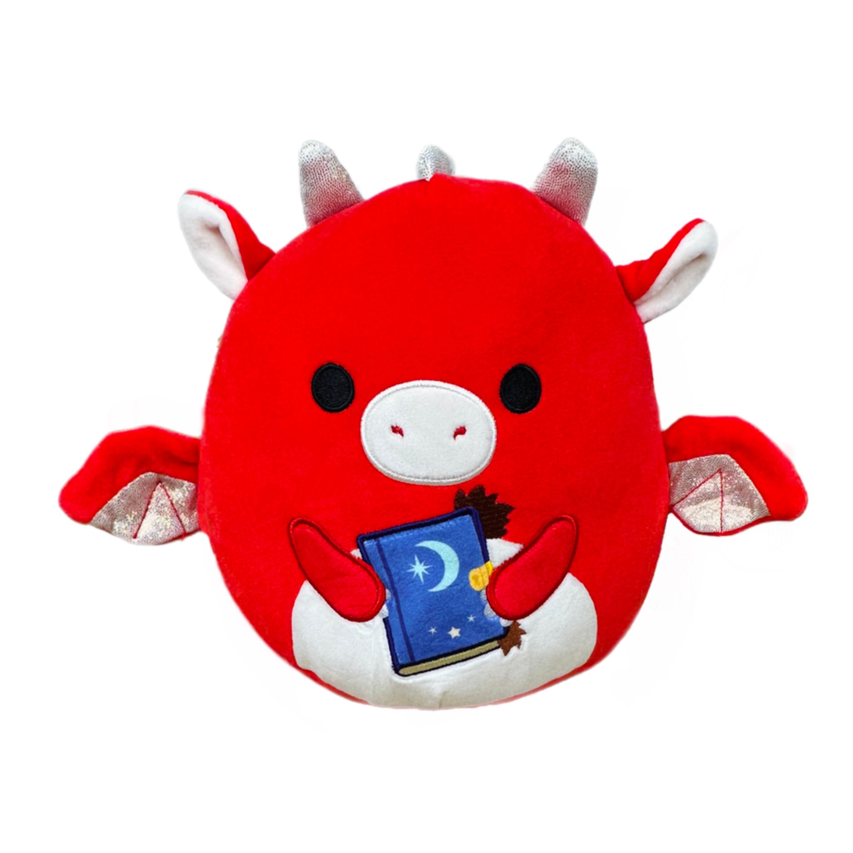 Squishmallow 5 Inch Baiden the Dragon with Spellbook Halloween Plush Toy