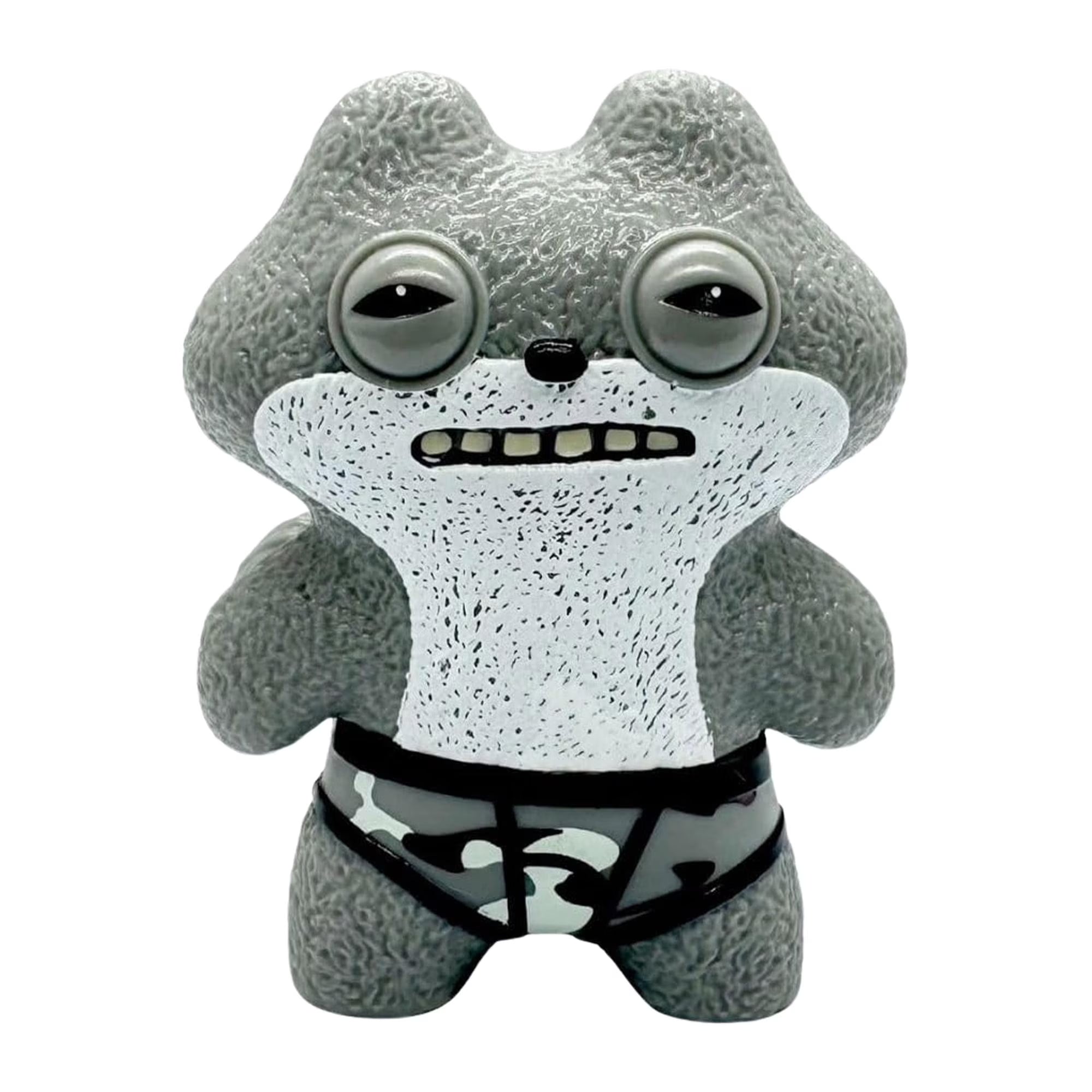 Zuru Fugglers 2.5 Inch Collectible Vinyl Figure - Gray with Underwear