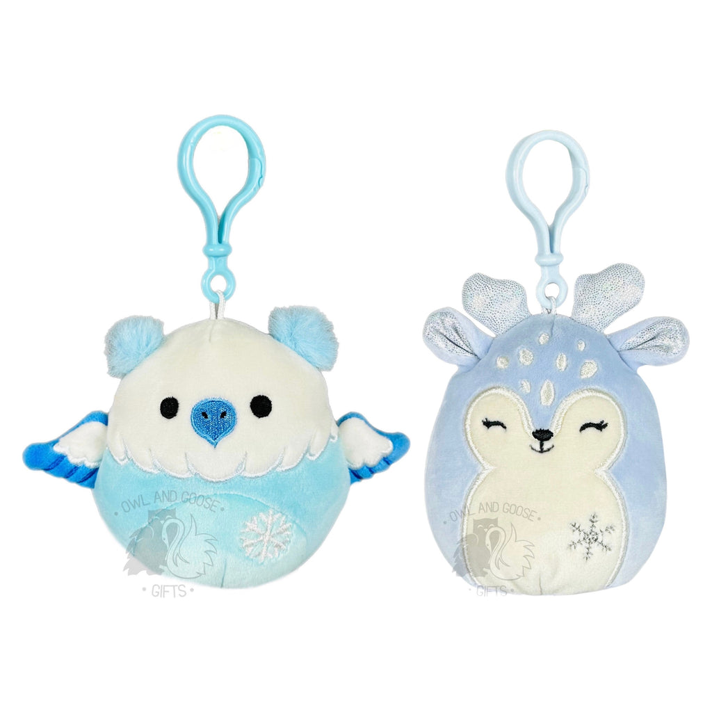 Squishmallow 3.5 Inch Clip Christmas 2 Pack - Duane and Farryn