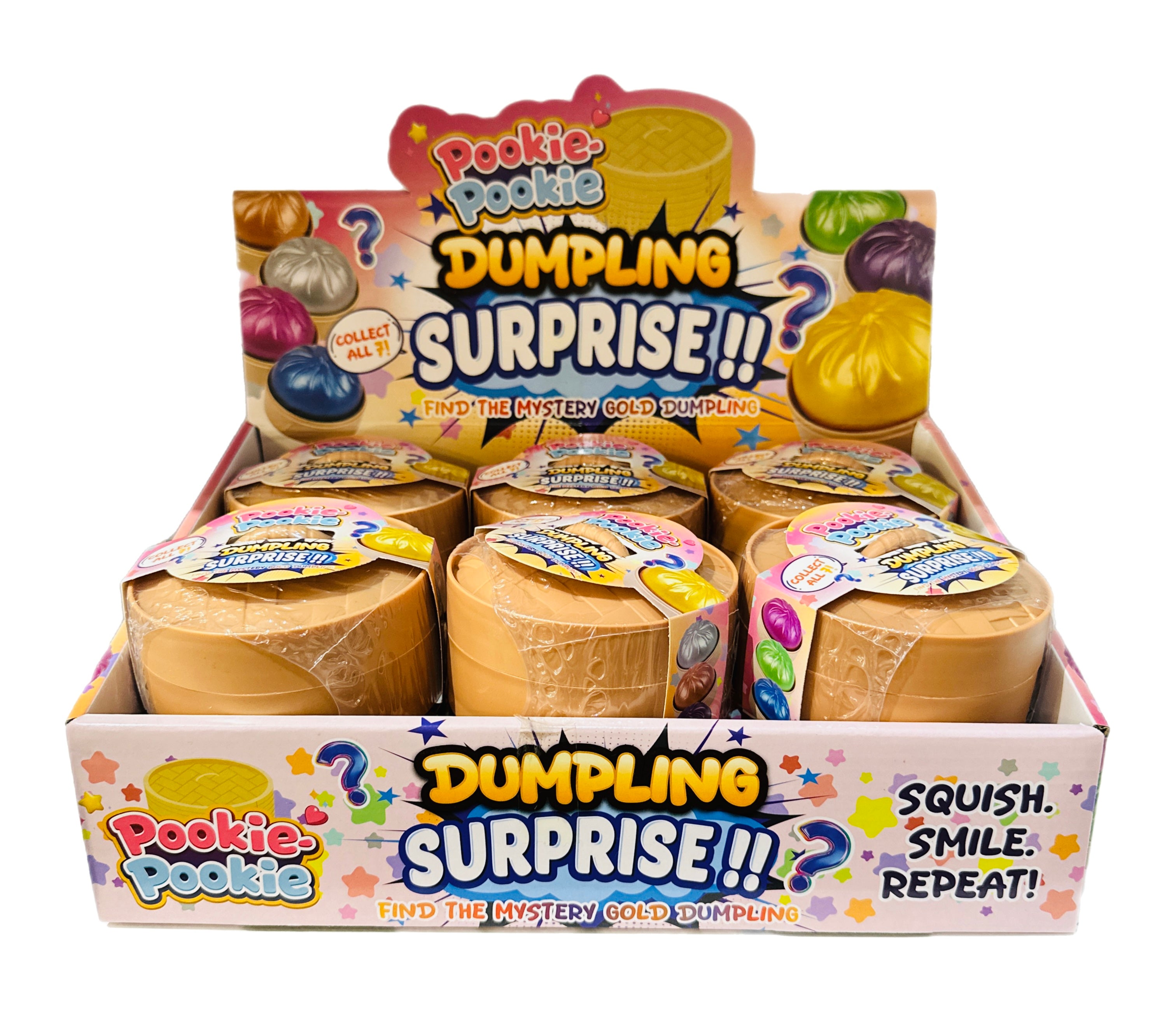 Pookie Pookie Dumpling METALLIC - 3.5 Inch Surprise Squishy Sensory Toy