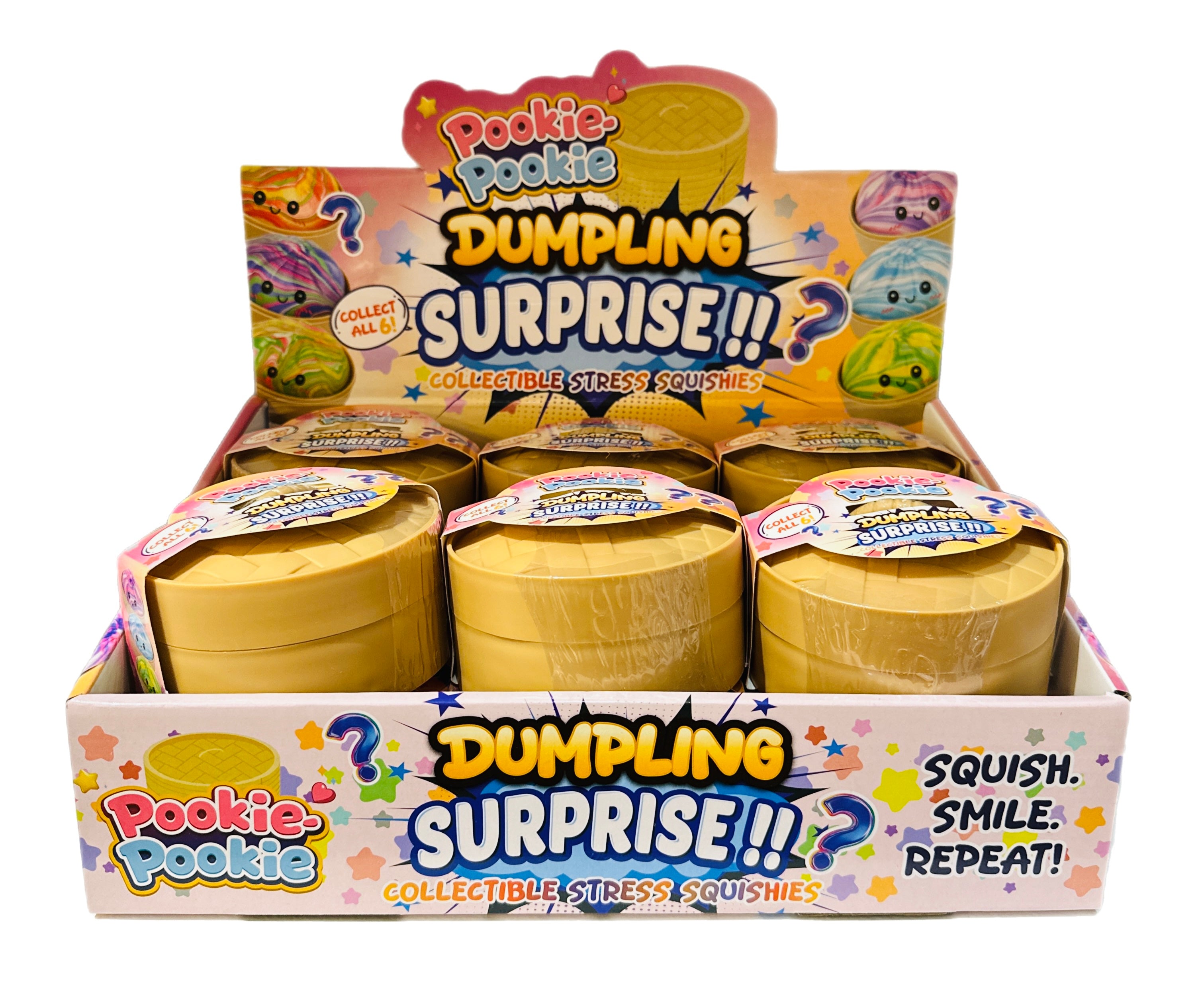 Pookie Pookie Dumpling SWIRL- 3.5 Inch Surprise Squishy Sensory Toy