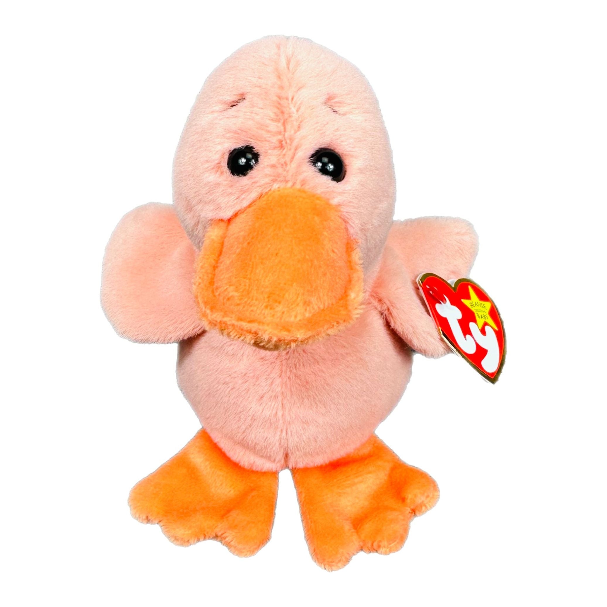 Quackers beanie cheap baby