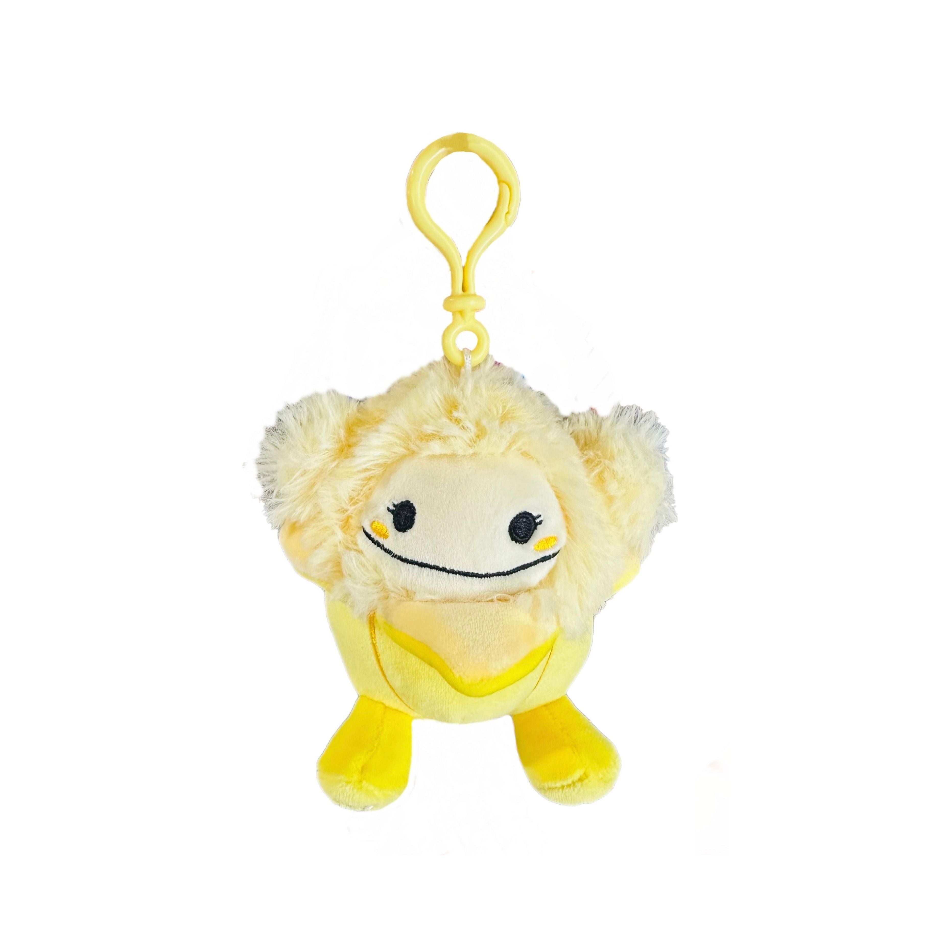 Squishmallow 3.5 Inch Nomi the Banana Bigfoot Plush Clip