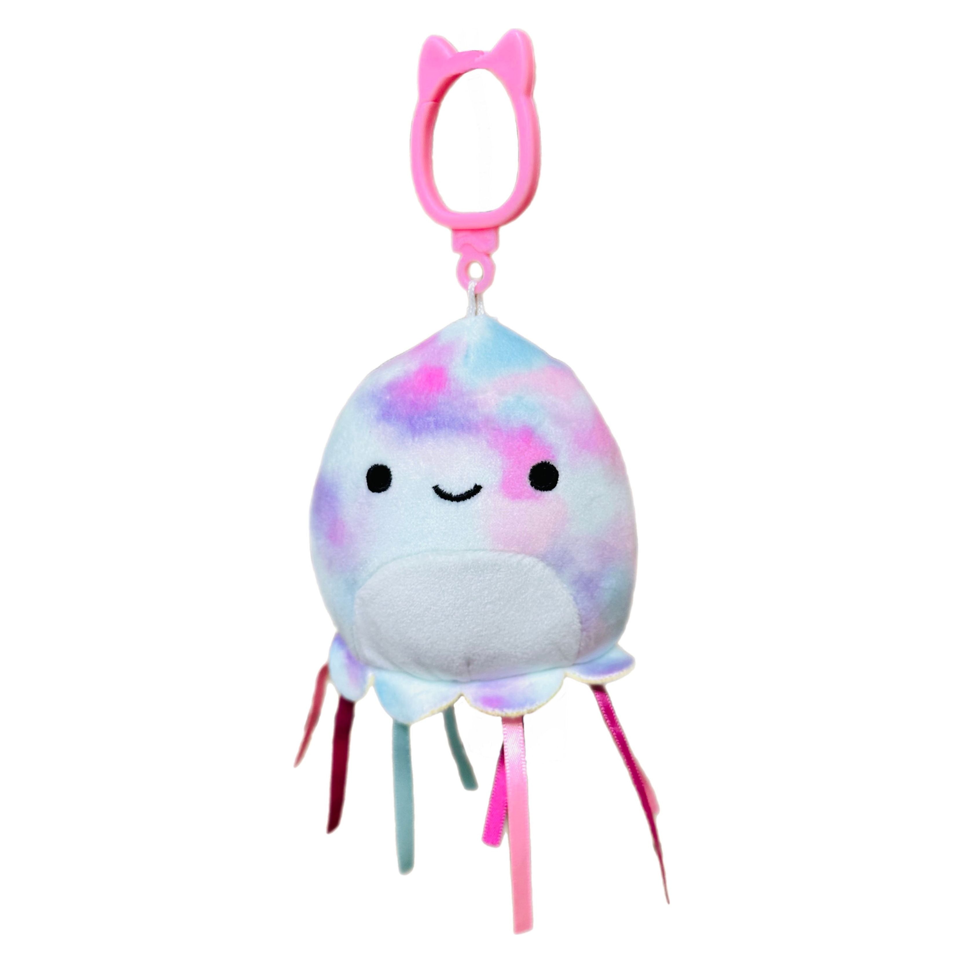 Squishmallow 3.5 Inch Krisa the Jellyfish Plush Clip