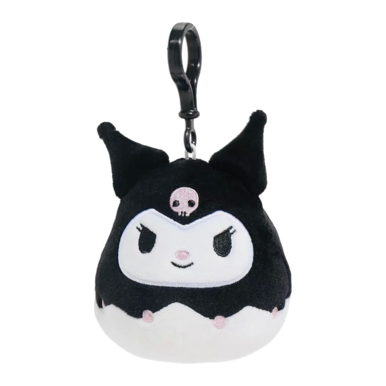 Squishmallow 3.5 Inch Kuromi Sanrio Plush Clip