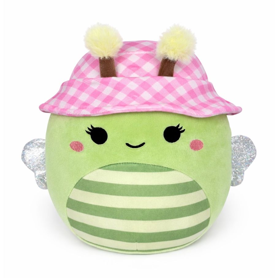 Squishmallow 8 Inch Sybil the Bee with Bucket Hat Easter Plush Toy