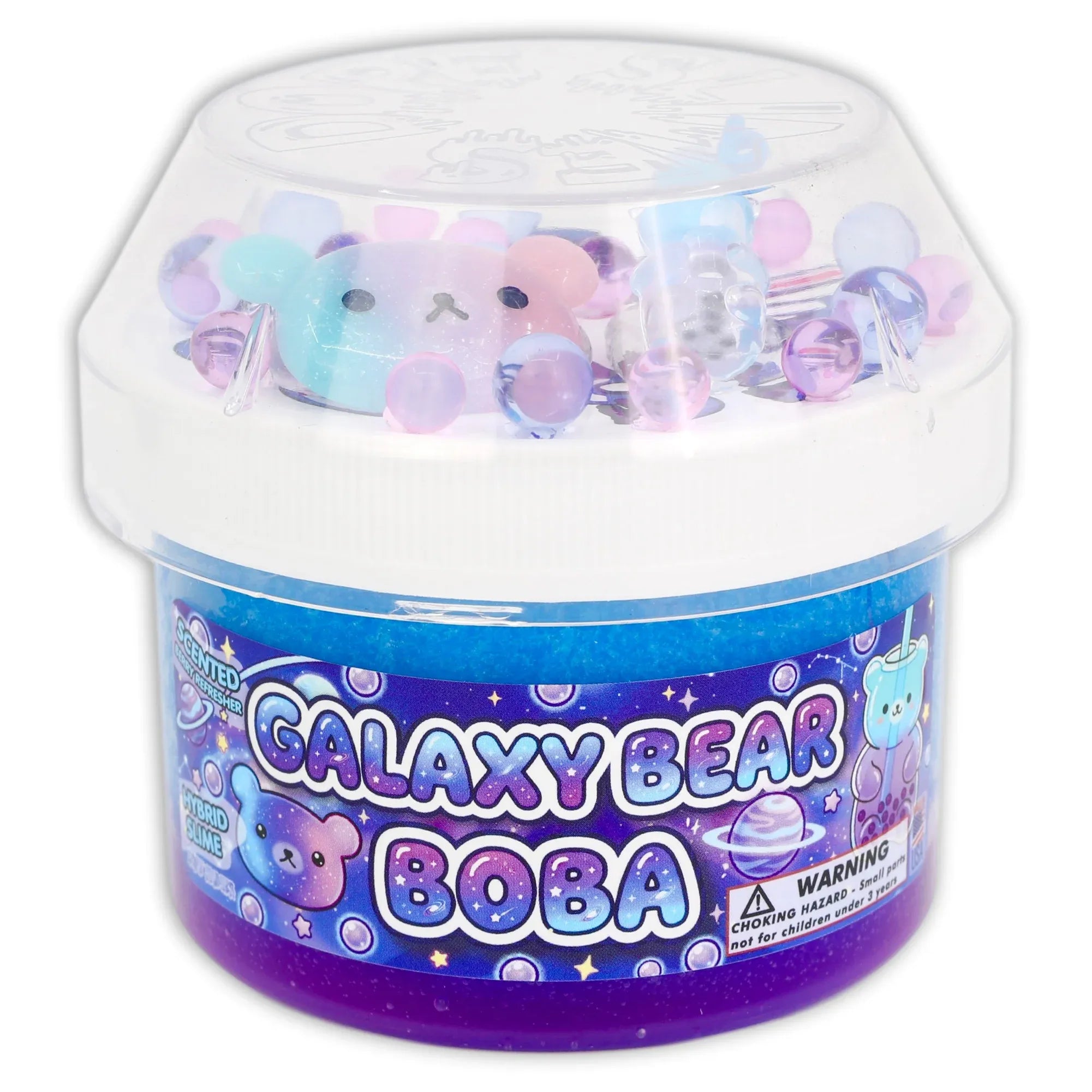 Dope Slimes 8 oz Galaxy Boba Bear Slime