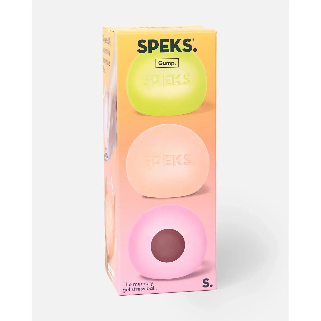 Speks Gump Warm Pack Squish Ball Fidget Toy - Set of 3