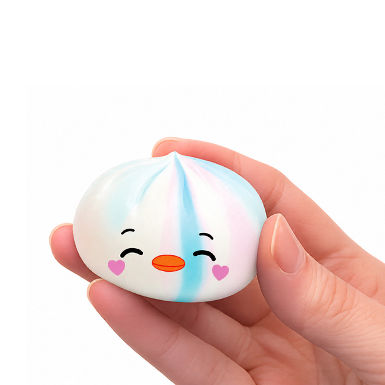 Top Trenz Hello Duck Mini Tie Dye Dumpling - Sugar Squish Sensory Toy