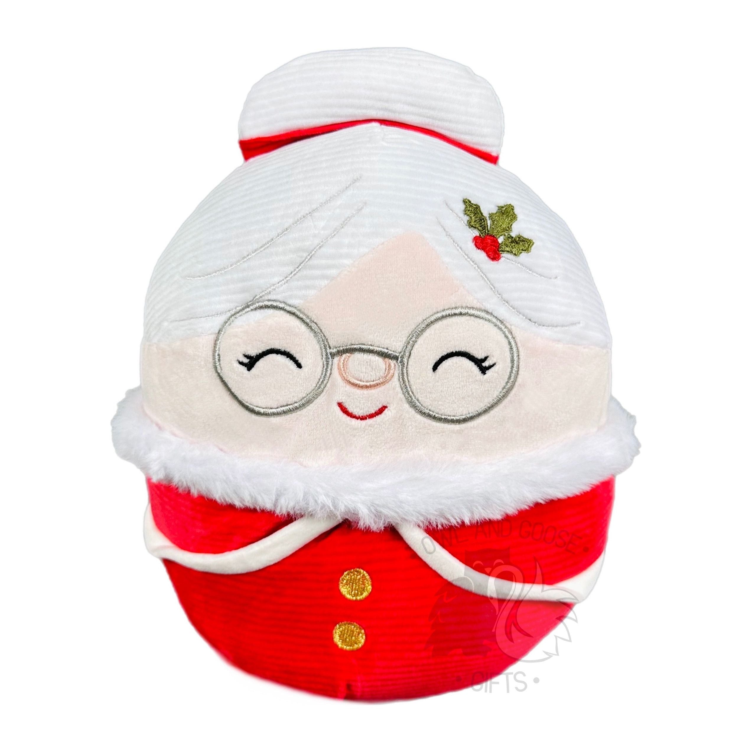 Squishmallow 8 Inch Nicolette the Mrs. Claus Squisharoys Christmas Plush Toy