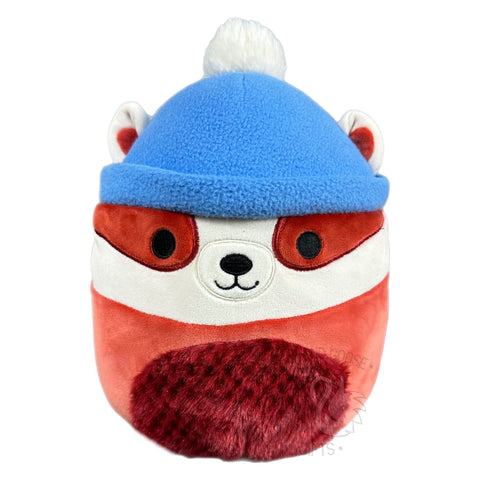 Squishmallow 8 Inch Florian the Badger with Hat Plush Toy