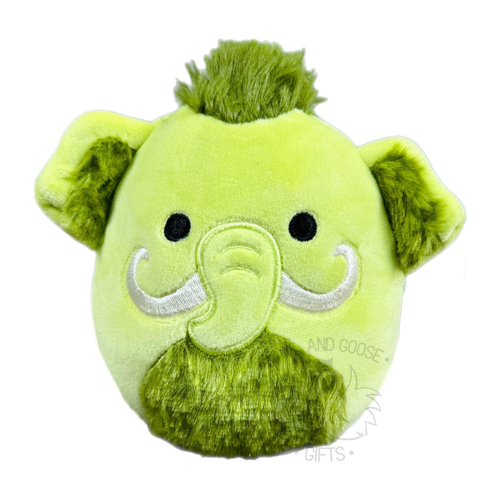 Squishmallow 5 Inch Farhad the Green Wooly Mammoth Plush Toy