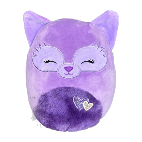 Squishmallow 12 Inch Pauletta the Purple Fox Valentine Plush Toy