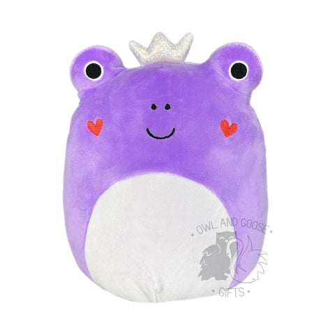 Squishmallow 8 Inch Francine the Purple Frog Valentine Plush Toy
