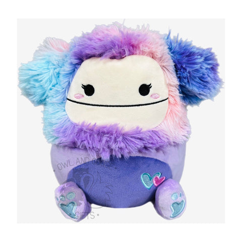 Squishmallow 8 Inch Eden the Bigfoot with Hearts Valentine Plush Toy