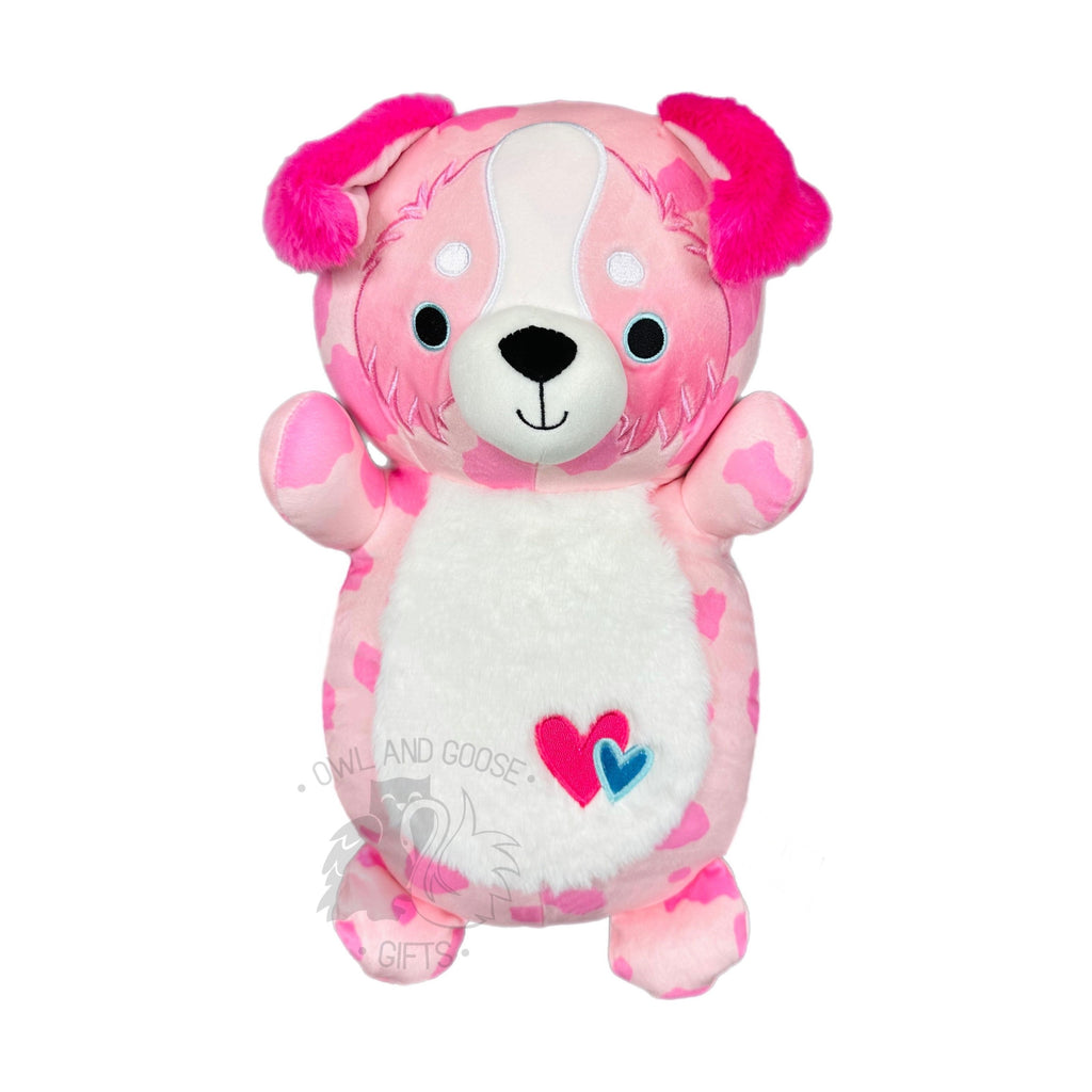 Squishmallow 14 Inch Magnis the Pink Dog Valentine Hug Mees Plush Toy