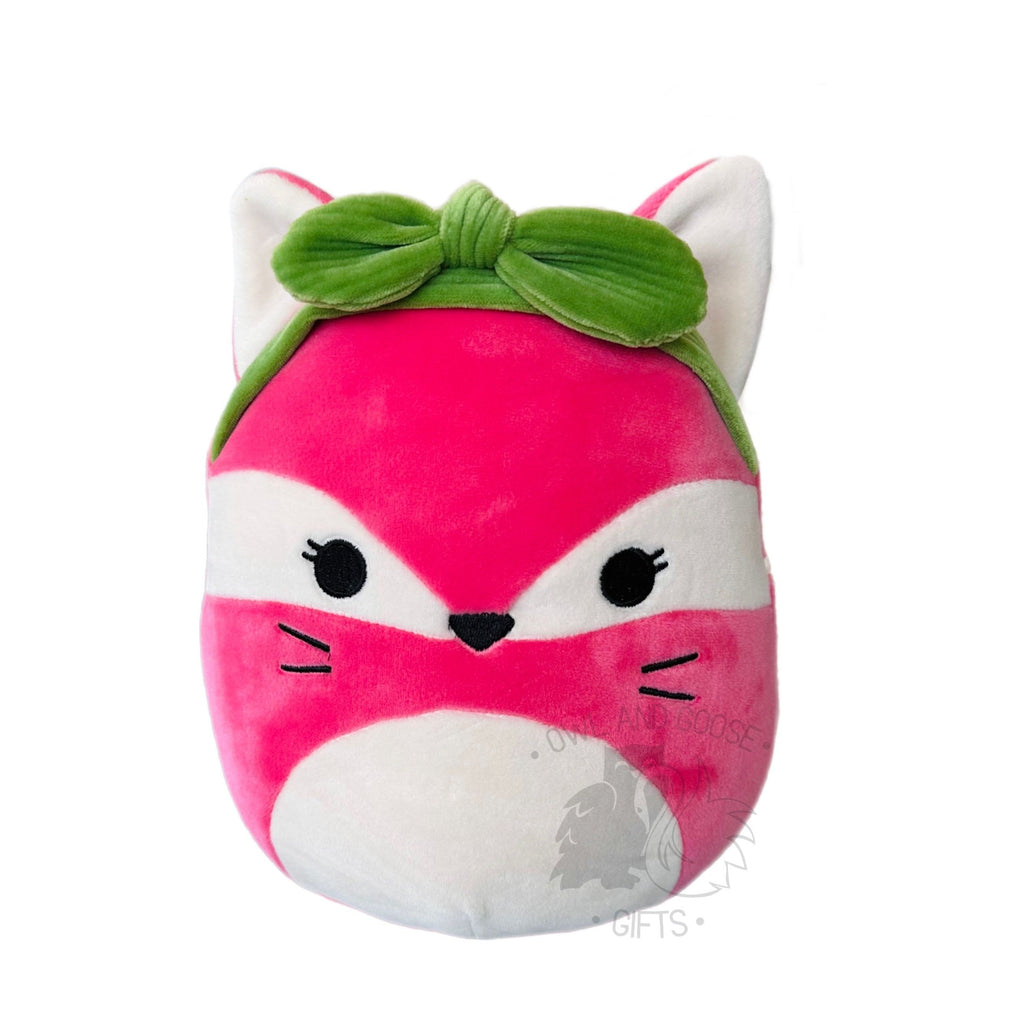 Squishmallow 8 Inch Peyton the Fox with Headband Easter Plush Toy