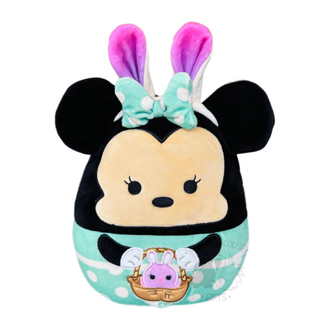 Squishmallow 8 Inch Minnie Mouse with Bunny Ears Easter Disney Plush Toy