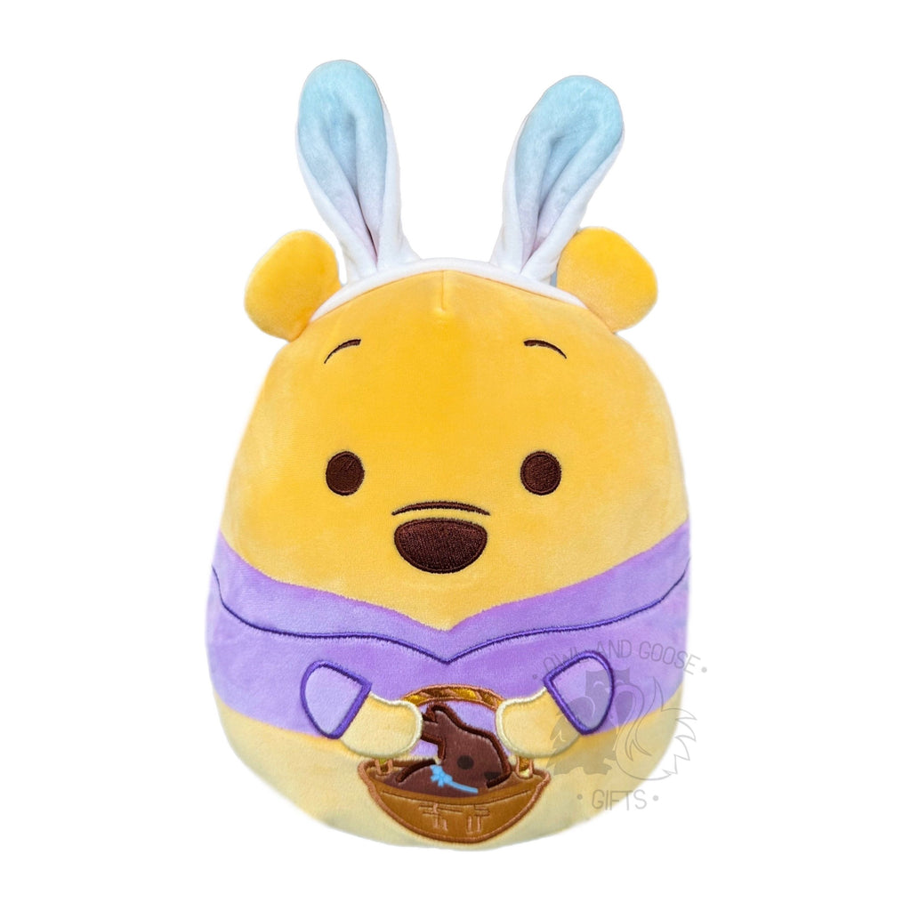 Squishmallow 8 Inch Winnie the Pooh with Bunny Ears Easter Disney Plush Toy