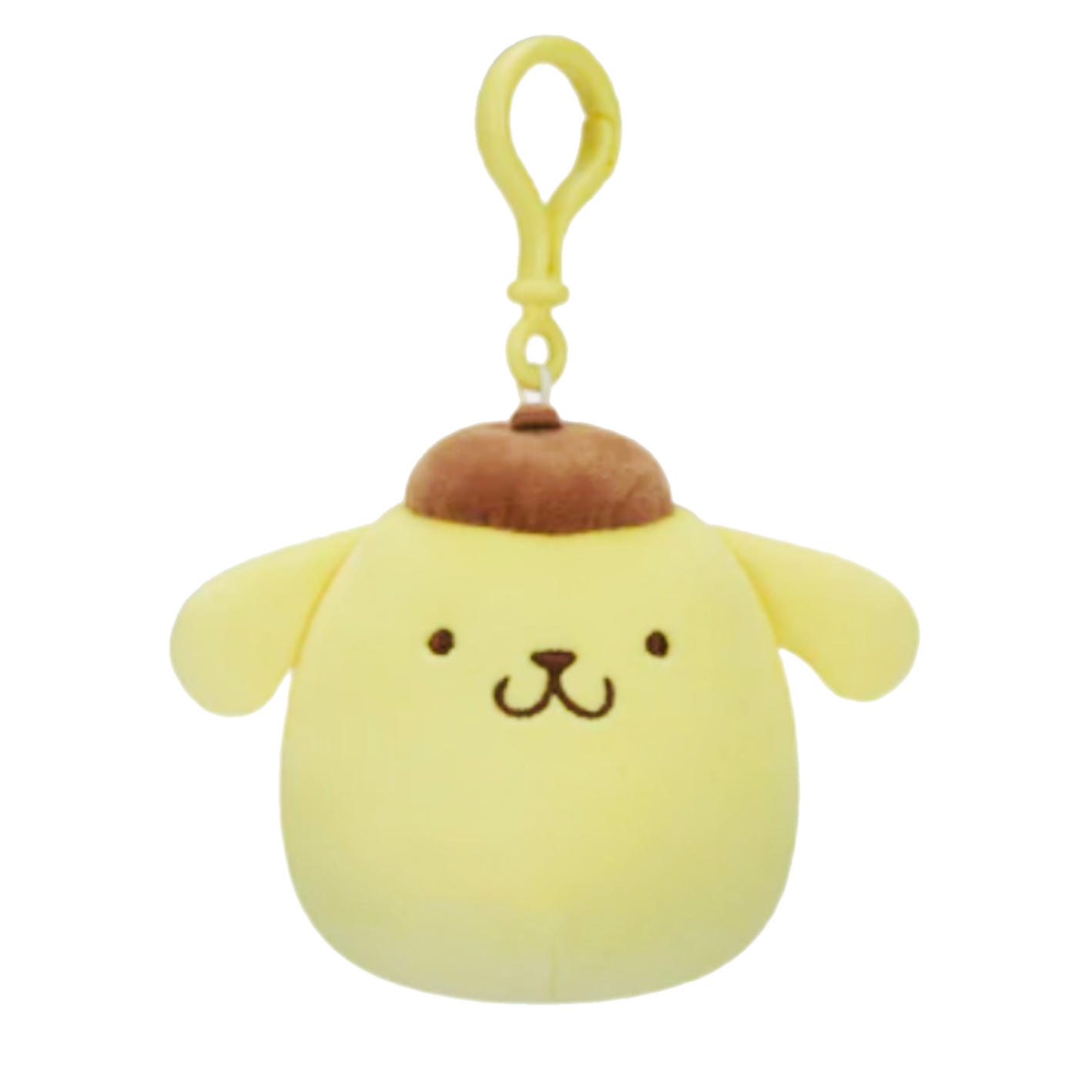 Squishmallow 3.5 Inch Pompompurin Sanrio Plush Clip